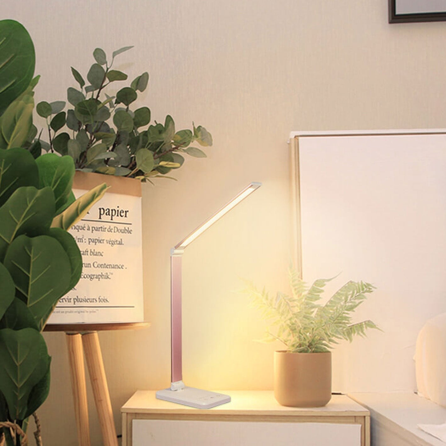 Nordic Creative Lampada da Scrivania Pieghevole Touch Dimmabile LED