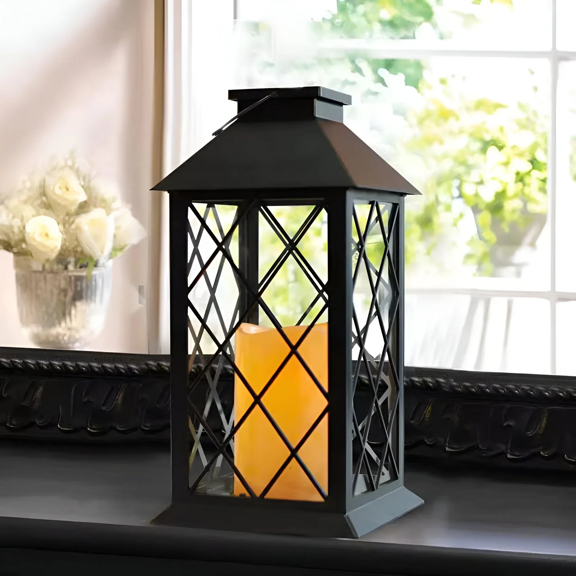LumiCrest – Lampada da Giardino Solare Vintage