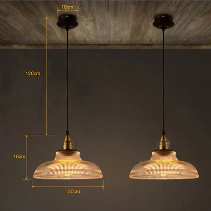 Lampada a sospensione in vetro - CrystalLoom