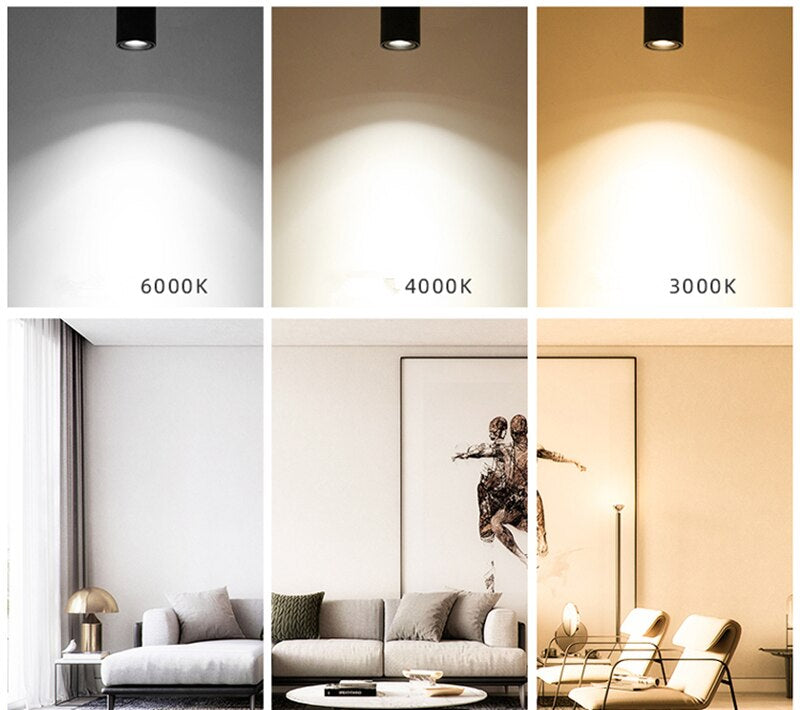 Faretto a soffitto LED - 7W, 12W, 15W
