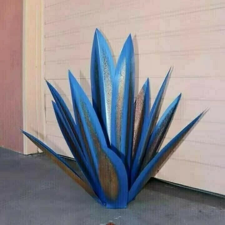 Piante di Agave Tequila in Metallo Antiruggine
