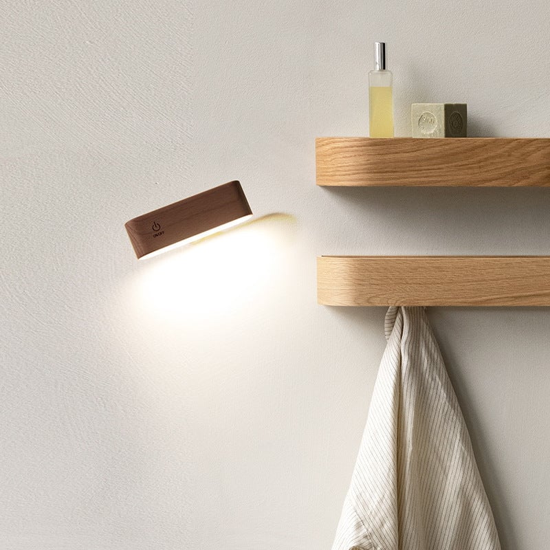 LuminoWood - Lampada magnetica rotante a 360° | 50% DI SCONTO