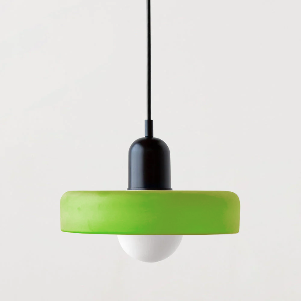 Lampada a sospensione in vetro colorato - BauLume