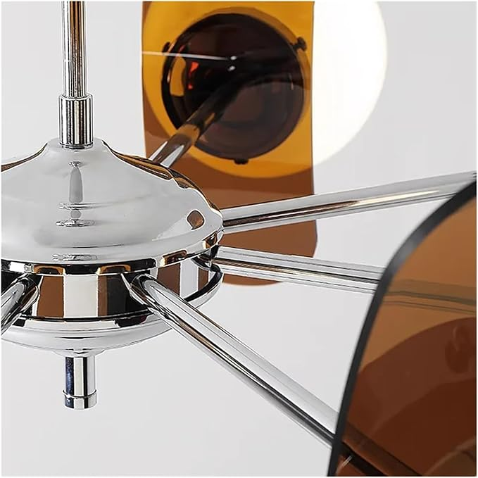 Lampadario Moderno Retro Bauhaus con 8 Luci