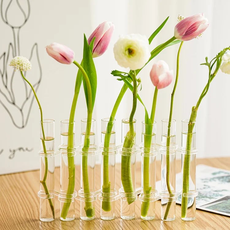 Vasi per Fiori Flessibili con Cerniere  Vaso Moderno in Vetro