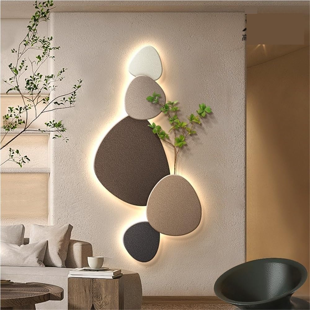 Lampada da Parete Moderna con Design Organico e Illuminazione LED per Interni