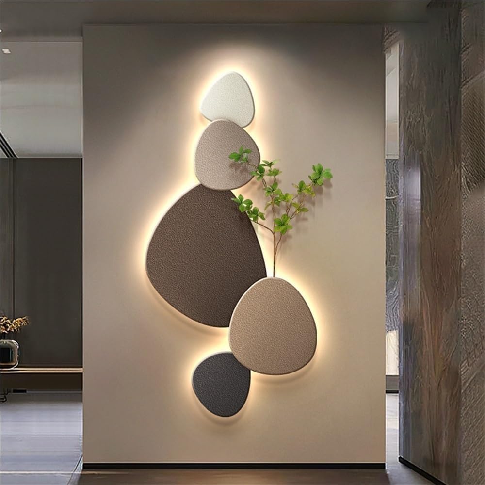 Lampada da Parete Moderna con Design Organico e Illuminazione LED per Interni