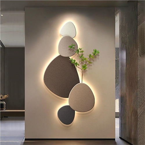 Lampada da Parete Moderna con Design Organico e Illuminazione LED per Interni
