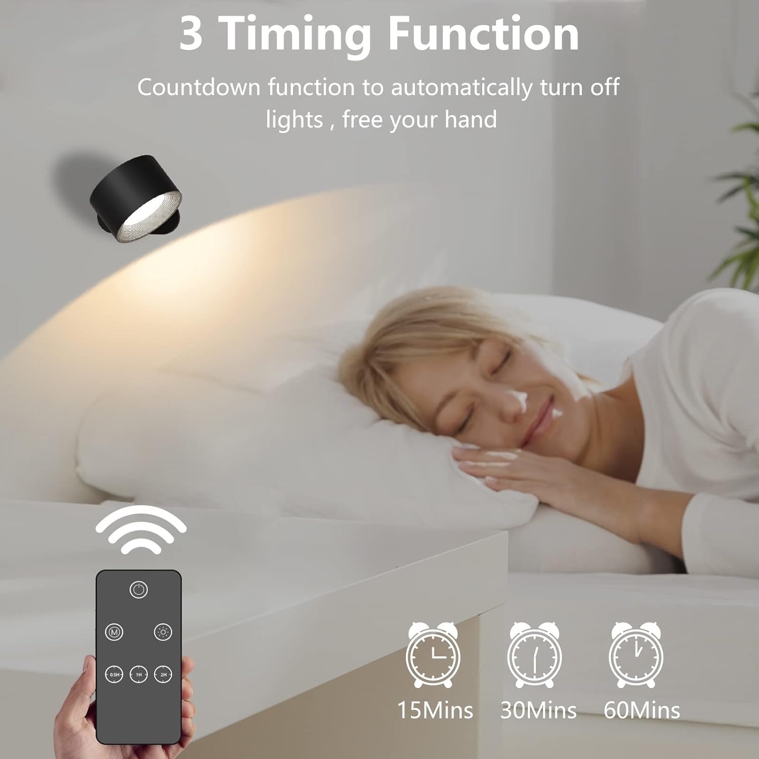 FlexiLamp – Luce da Parete LED Ricaricabile Wireless 360° per Interni ed Esterni