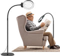 Lente d'ingrandimento a pagina intera con luce LED – Ausilio alla lettura a mani libere per libri, lavori manuali e hobby