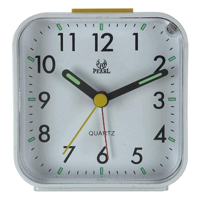 Orologio Sveglia Silenzioso e Pacato – Non Ticchettante, Luce di Risveglio Morbida, Funzione Snooze