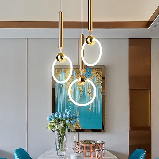 Lampada a Sospensione Nordica Design Minimalista e Forma Elegante