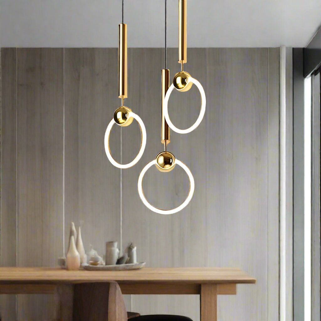 Lampada a Sospensione Nordica Design Minimalista e Forma Elegante