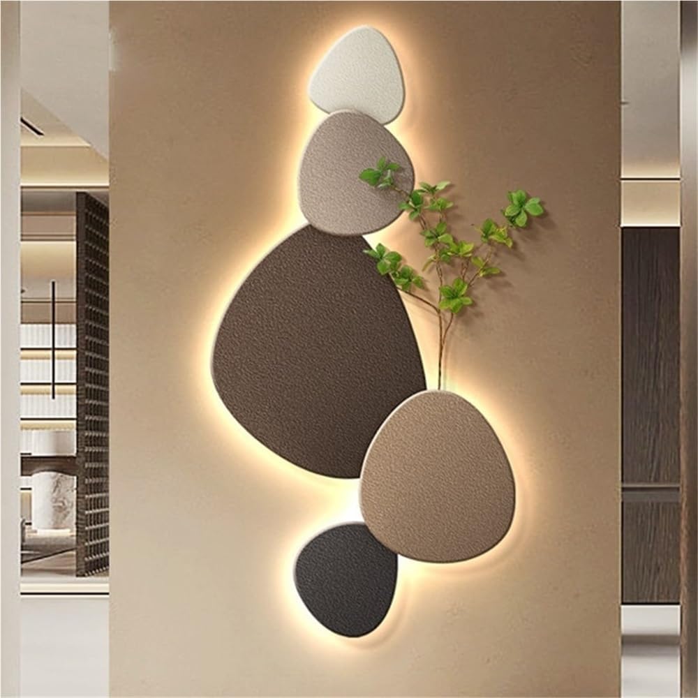 Lampada da Parete Moderna con Design Organico e Illuminazione LED per Interni