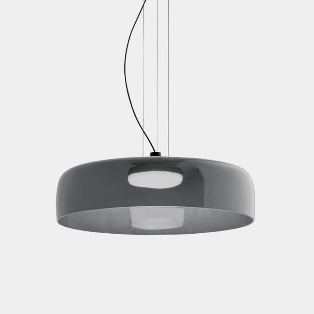 Lampada a Sospensione in Vetro Nordic – Pendant Unico in Metallo e Vetro