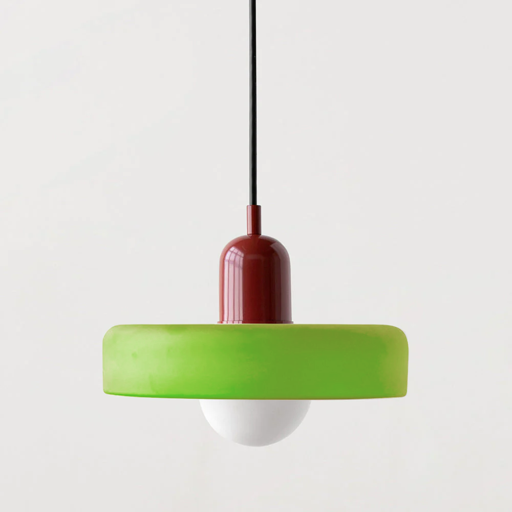 ColorLoop Pendant – Lampada a sospensione artistica Bauhaus con luce calda
