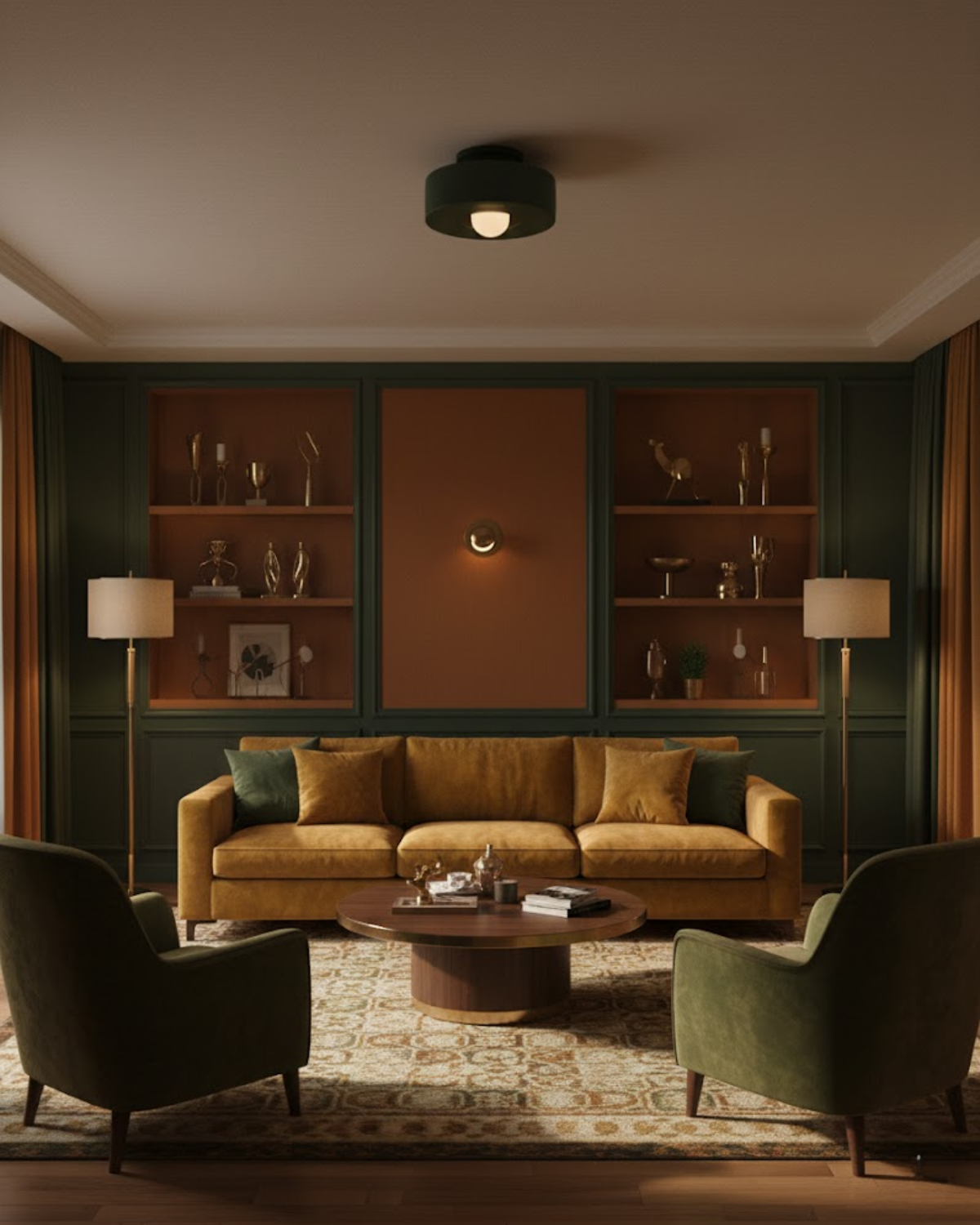 Velmira | Illuminazione a soffitto scultorea a LED con luce bianca calda 3000K per interni moderni