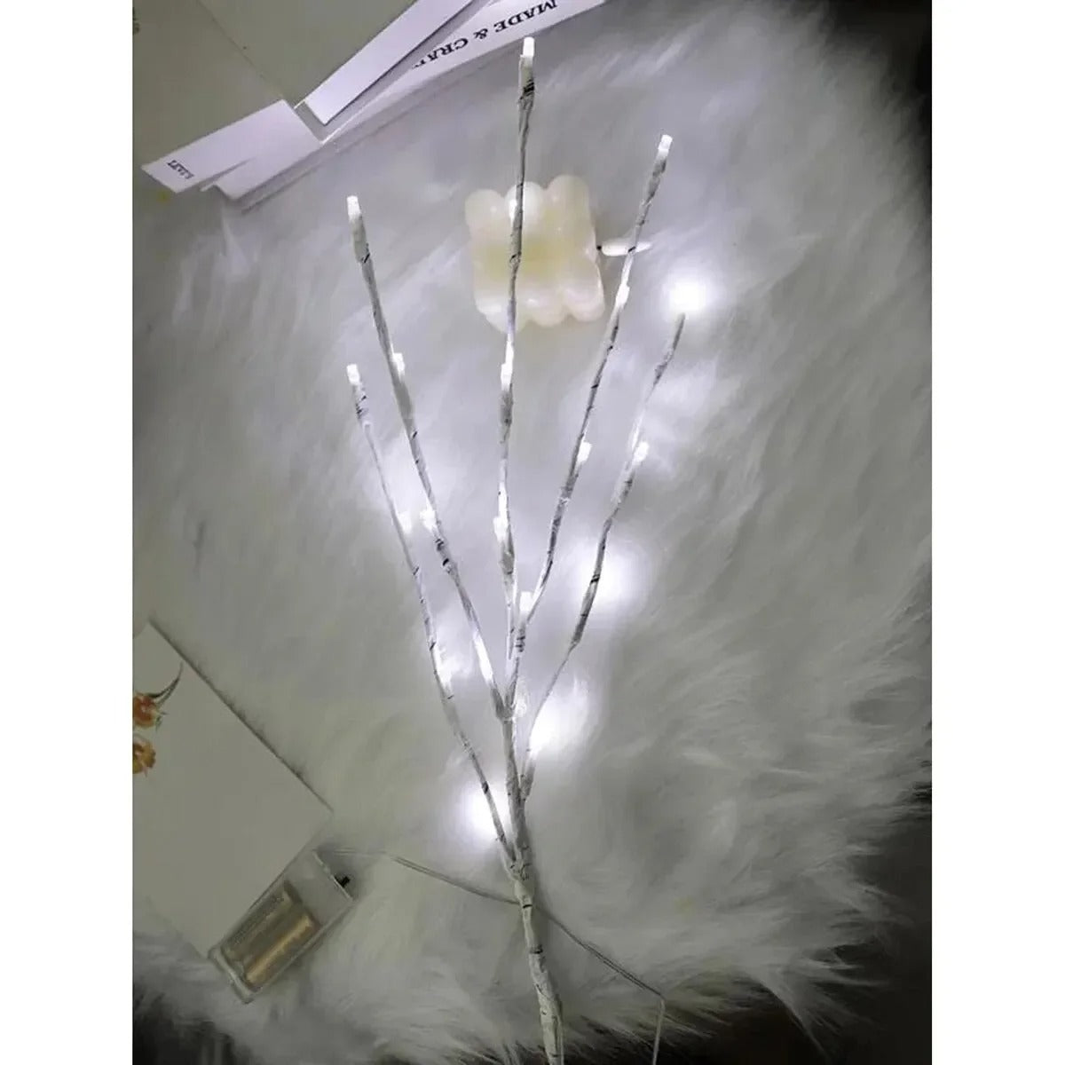 Luci Fatate a Rami di Betulla per Decorazioni per la Casa