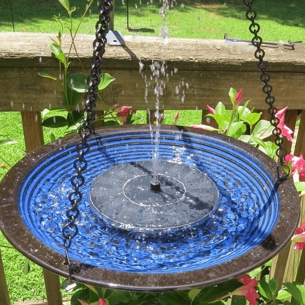 Fontana Solare per Bagno di Uccelli Ecologico per Relax e Armonia nel Giardino