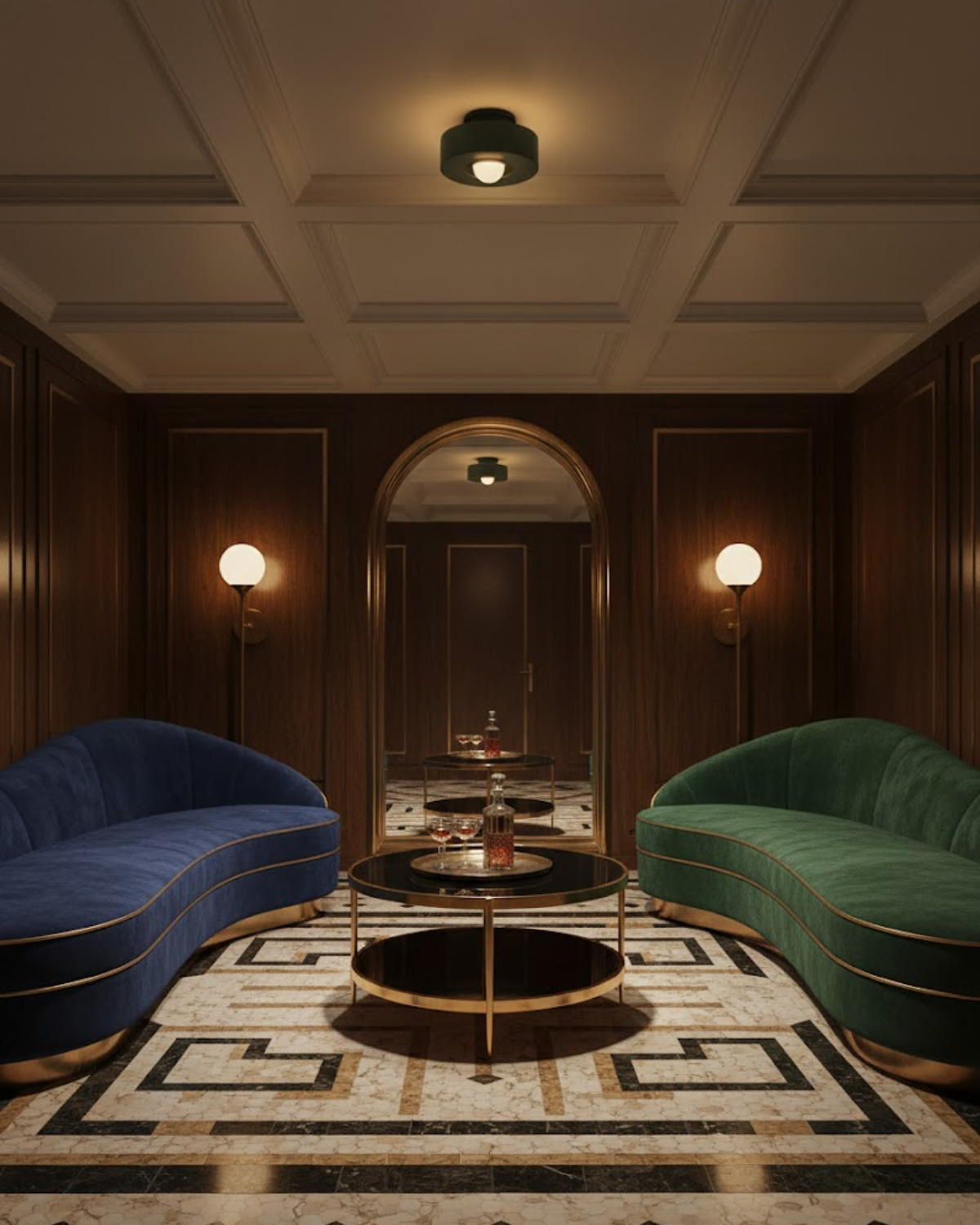Velmira | Illuminazione a soffitto scultorea a LED con luce bianca calda 3000K per interni moderni