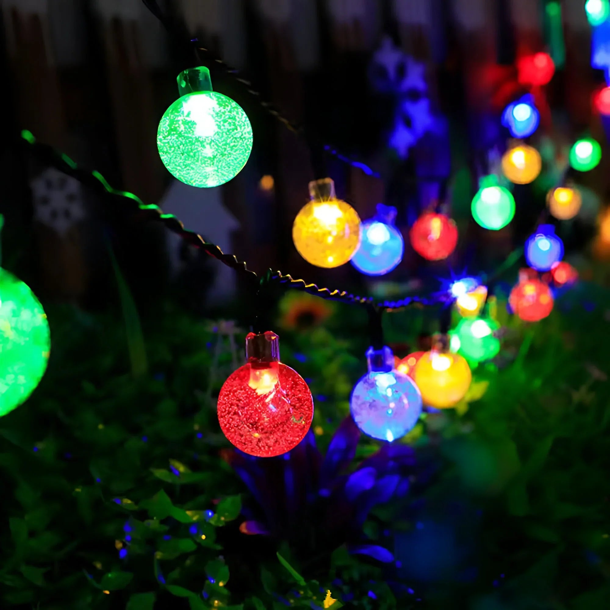LumeGlobe – Luci da Giardino in Vetro Crackle Solari