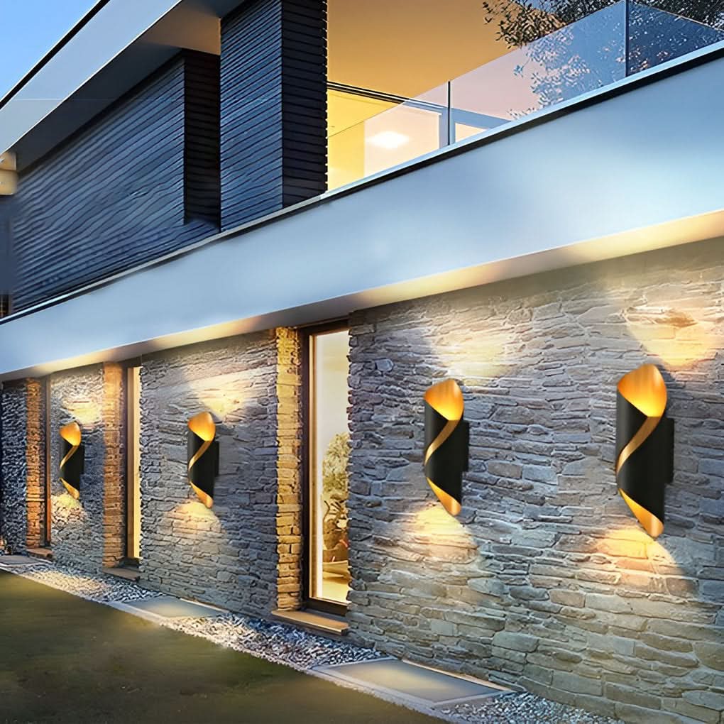 SustainGlow Lampada da Parete Esterna Waterproof a LED