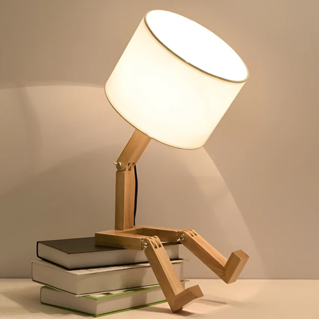 Rilna - Lampada da Tavolo in Legno Flessibile