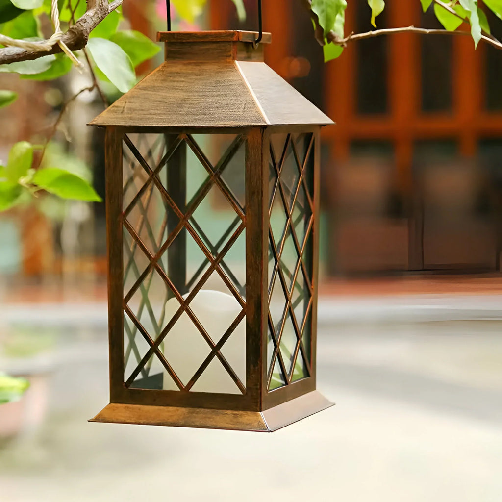 LumiCrest – Lampada da Giardino Solare Vintage