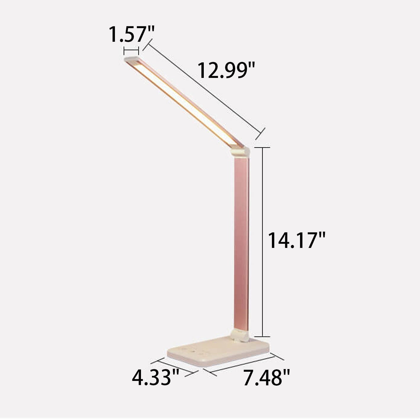 Nordic Creative Lampada da Scrivania Pieghevole Touch Dimmabile LED
