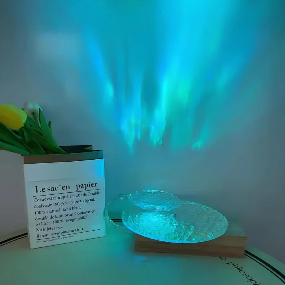SolAura – Lampada per il tramonto con proiezione regolabile e luce calda dimmerabile