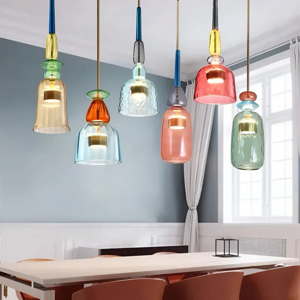 Celeste - Lampada a Sospensione Colorata