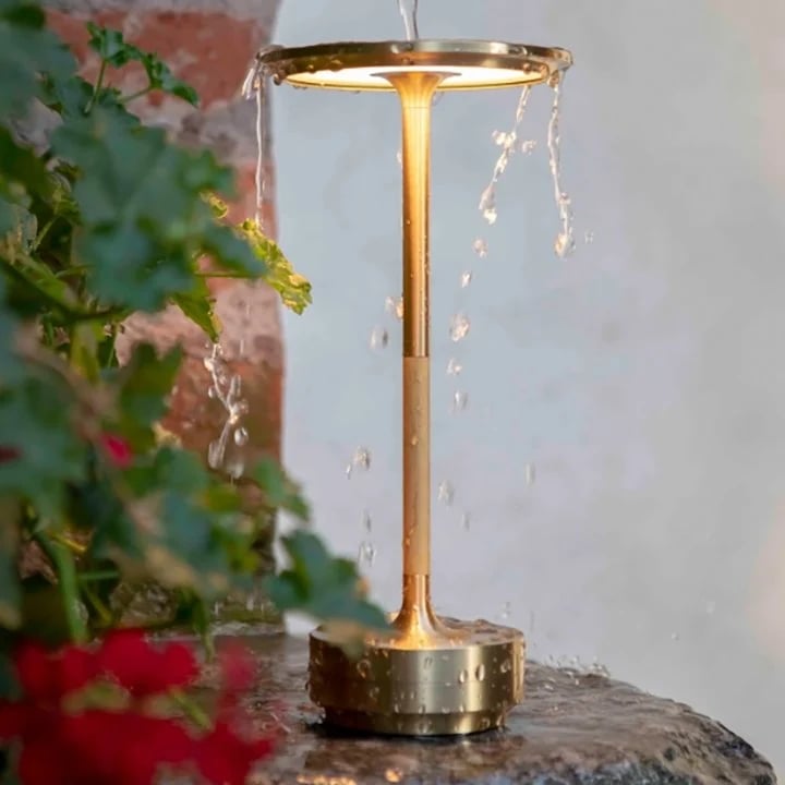 Lampada a filo - Dimmerabile e Ricaricabile, Lampada da Tavolo Impermeabile