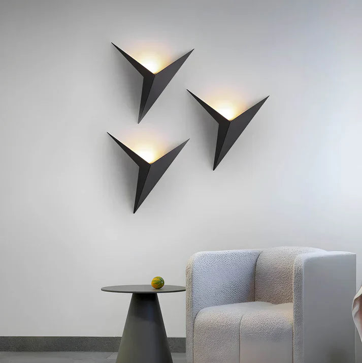 Applique a Muro Contemporanea a Forma di Uccello