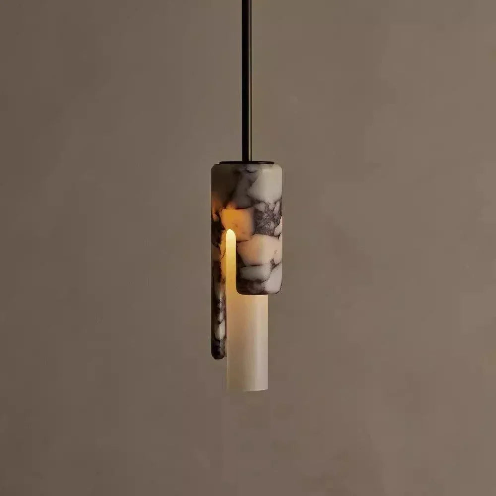 Lampada a sospensione Sone in marmo
