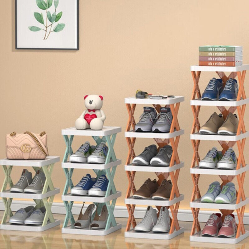 Sandsberg | Scaffale per Scarpe Verticale | Soluzione Salvaspazio a Più Livelli