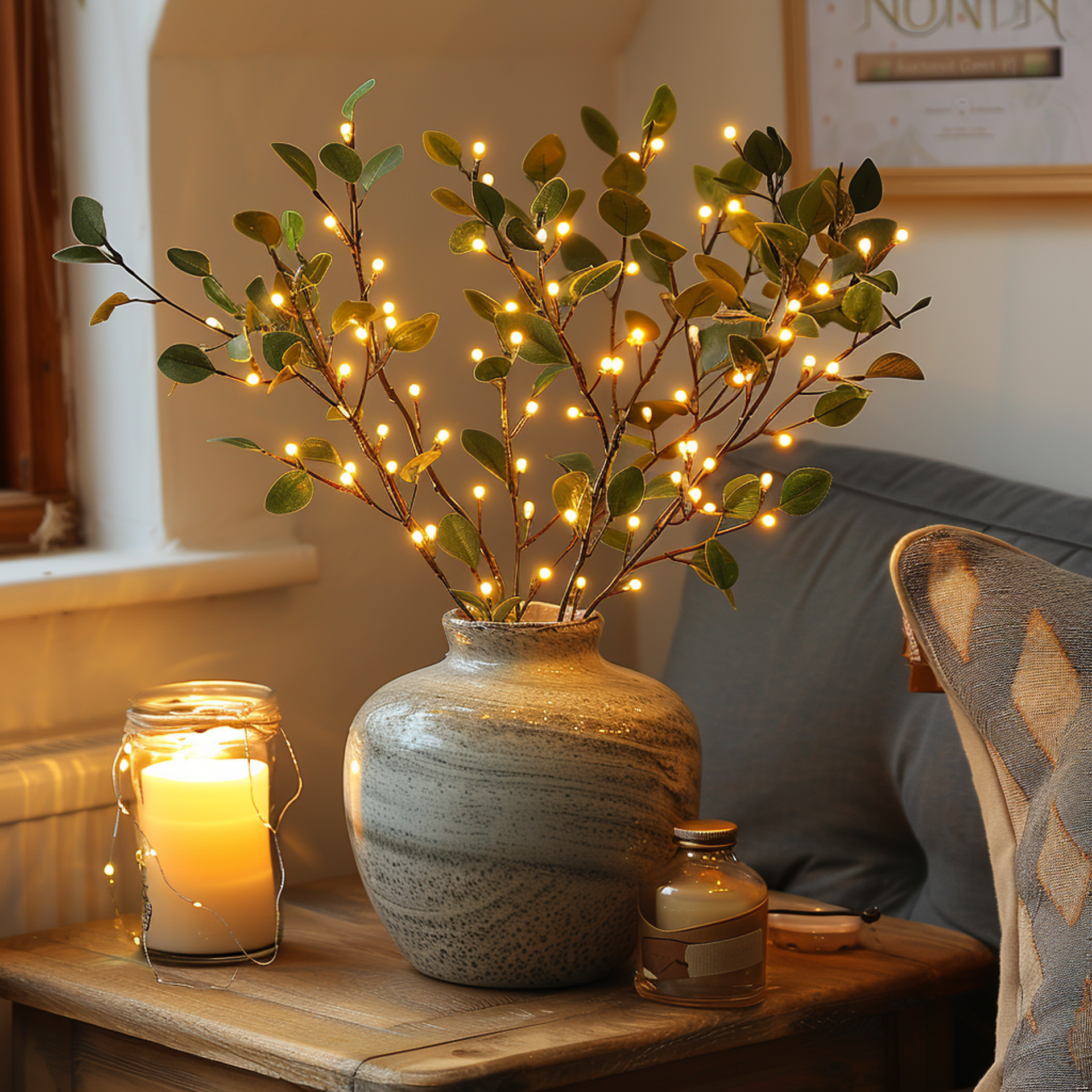 Luce Fairy LED Ramo d'Olivo