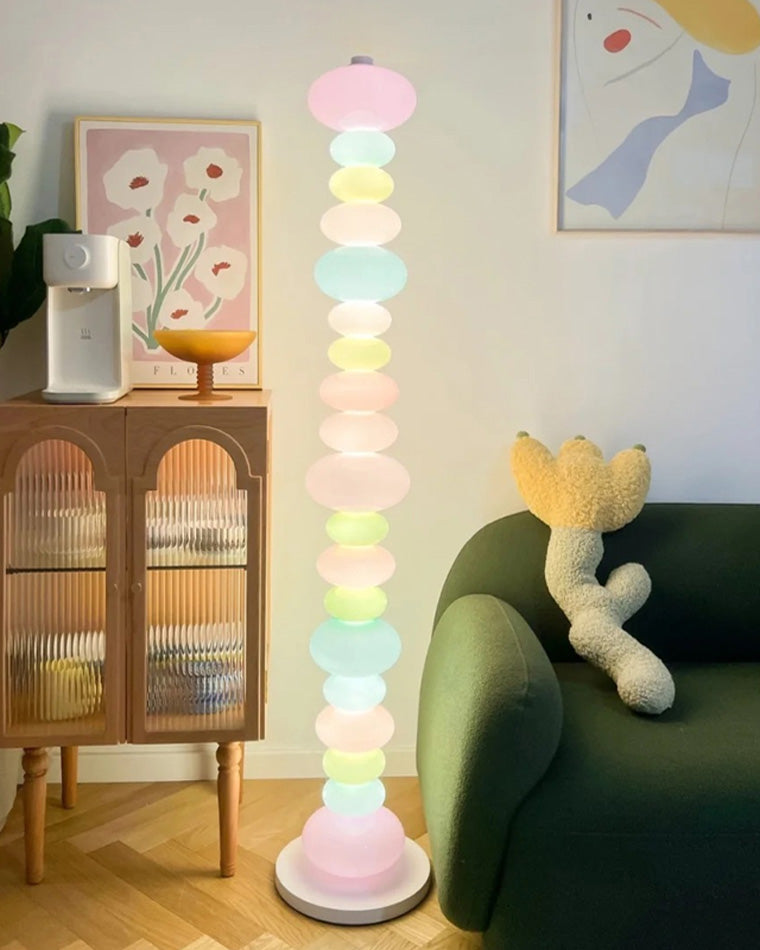 Avenora | Lampada da Terra Scultorea con LED da 2400lm per Soggiorni Moderni