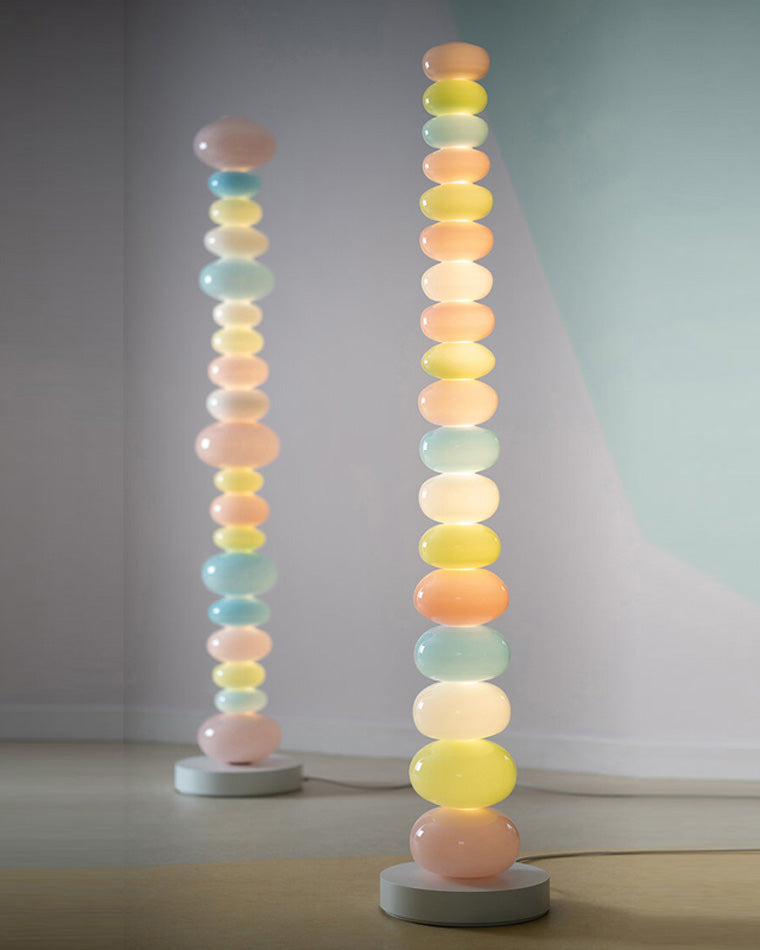 Avenora | Lampada da Terra Scultorea con LED da 2400lm per Soggiorni Moderni