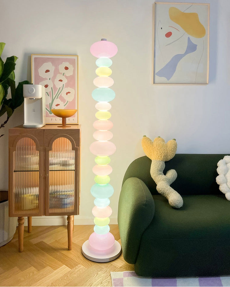 Avenora | Lampada da Terra Scultorea con LED da 2400lm per Soggiorni Moderni