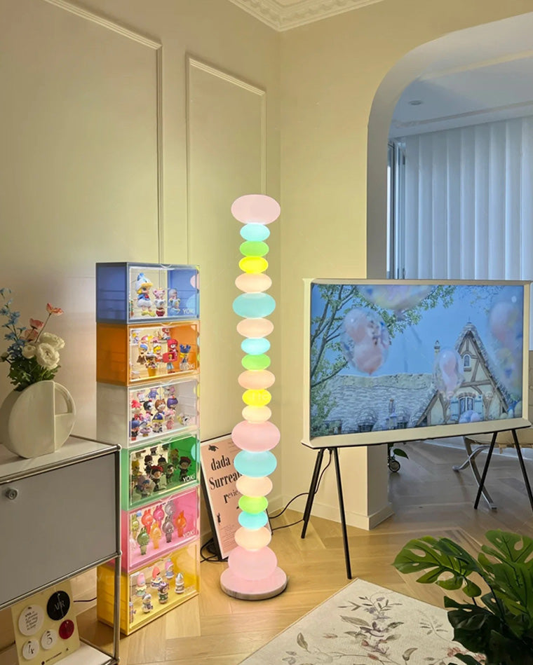 Avenora | Lampada da Terra Scultorea con LED da 2400lm per Soggiorni Moderni