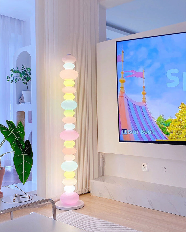 Avenora | Lampada da Terra Scultorea con LED da 2400lm per Soggiorni Moderni