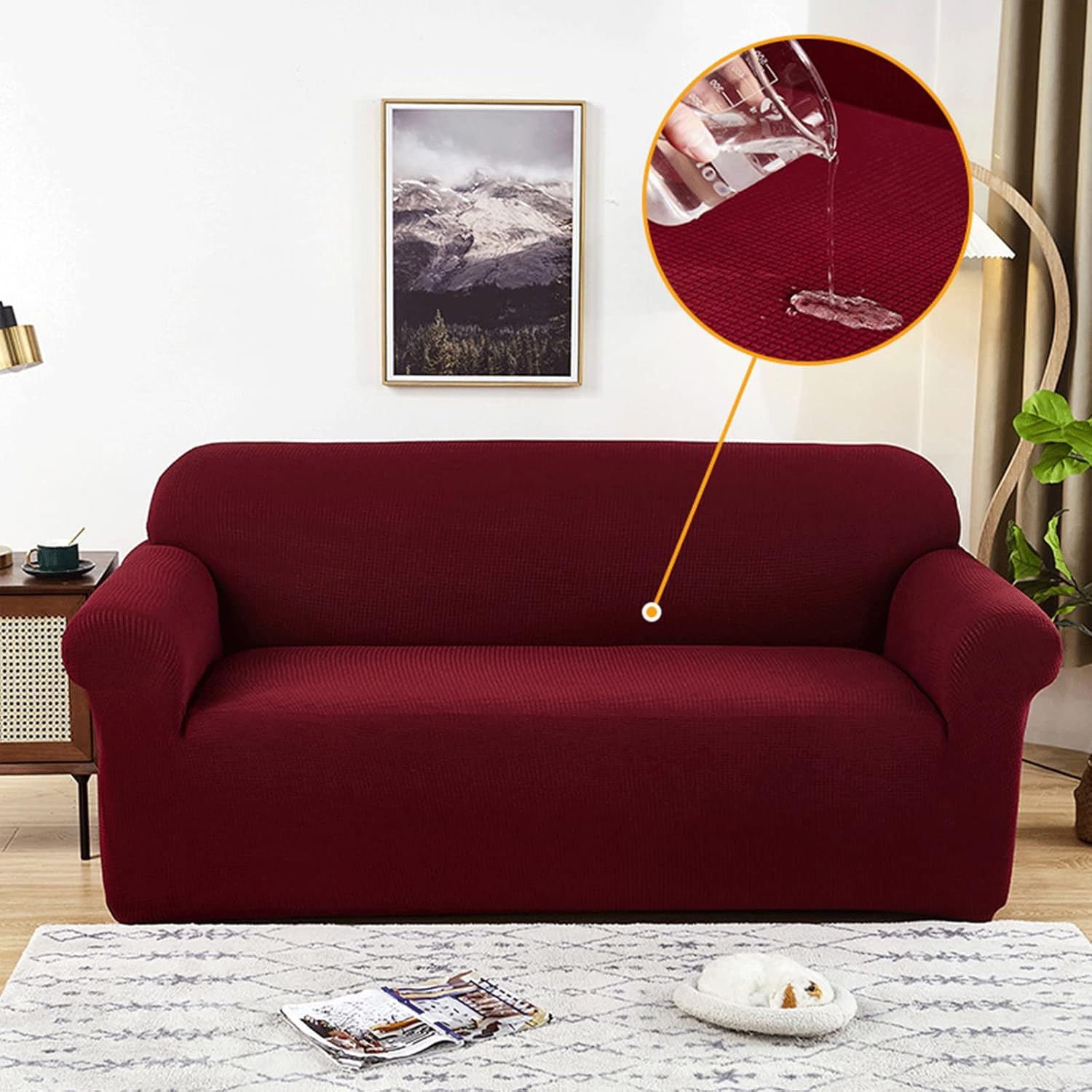 Copertura Elasticizzata Resistente all'Acqua per Tutti i Tipi di Divano