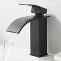 Rubinetto da lavabo moderno a cascata con LED in ottone