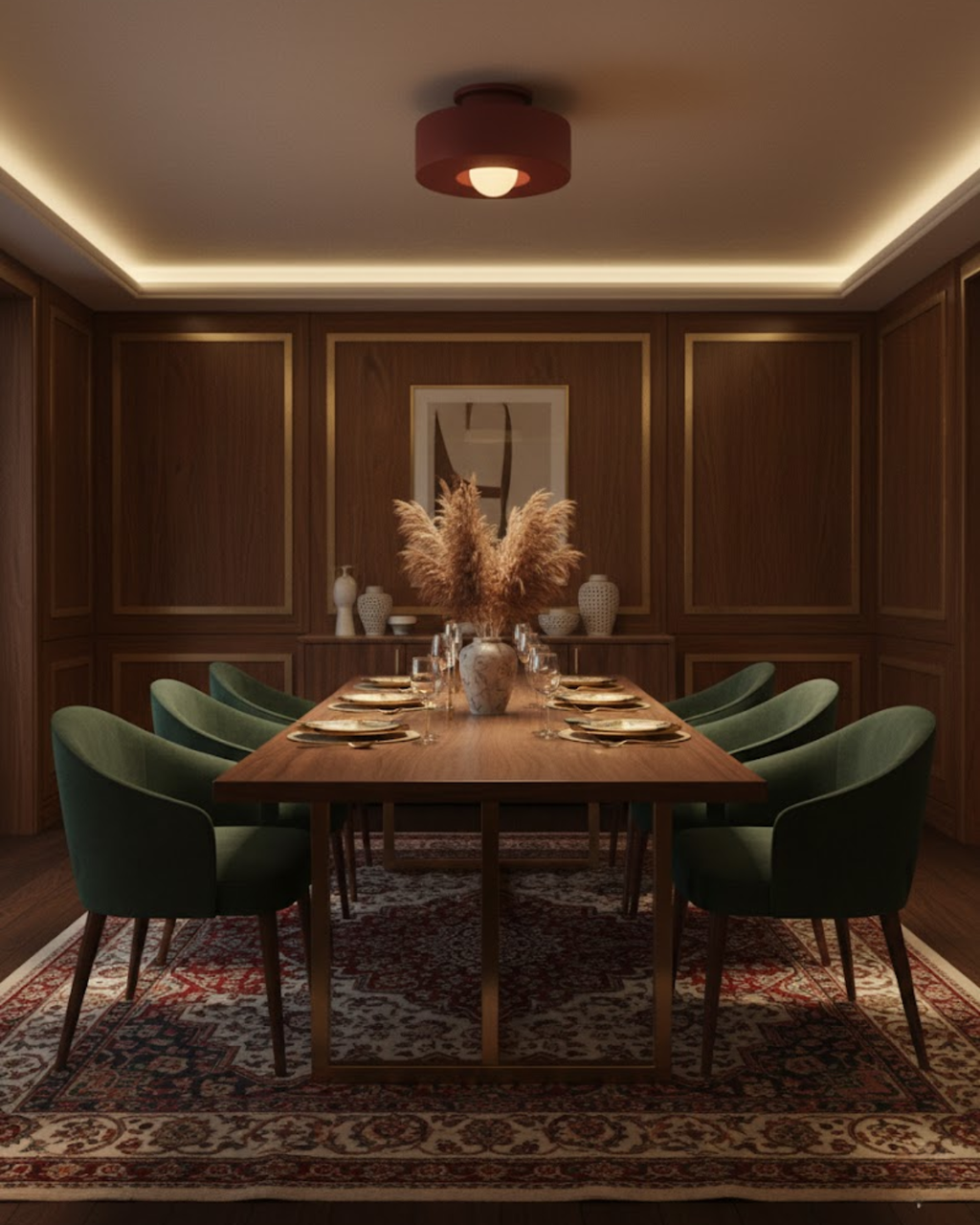 Velmira | Illuminazione a soffitto scultorea a LED con luce bianca calda 3000K per interni moderni