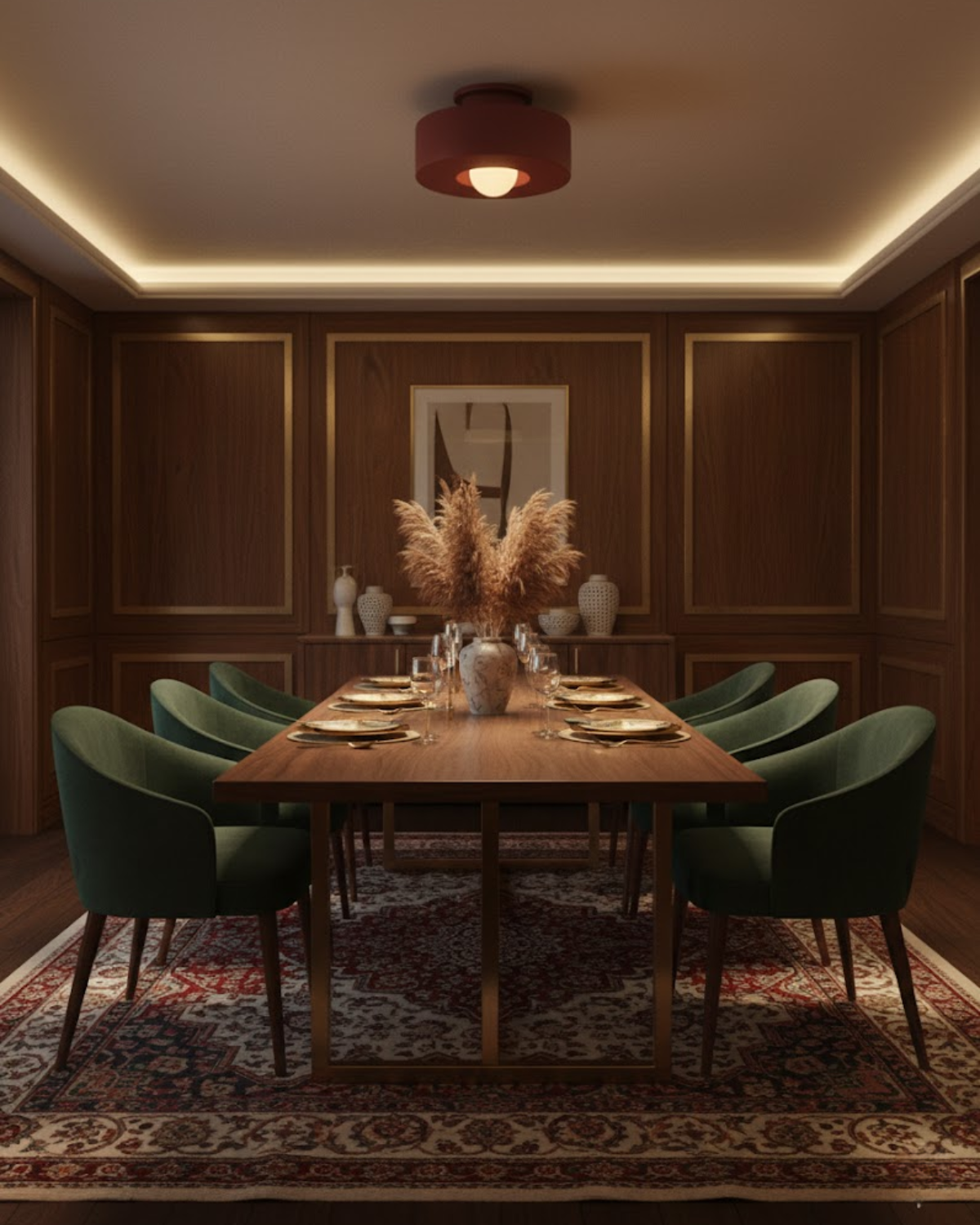 Velmira | Illuminazione a soffitto scultorea a LED con luce bianca calda 3000K per interni moderni