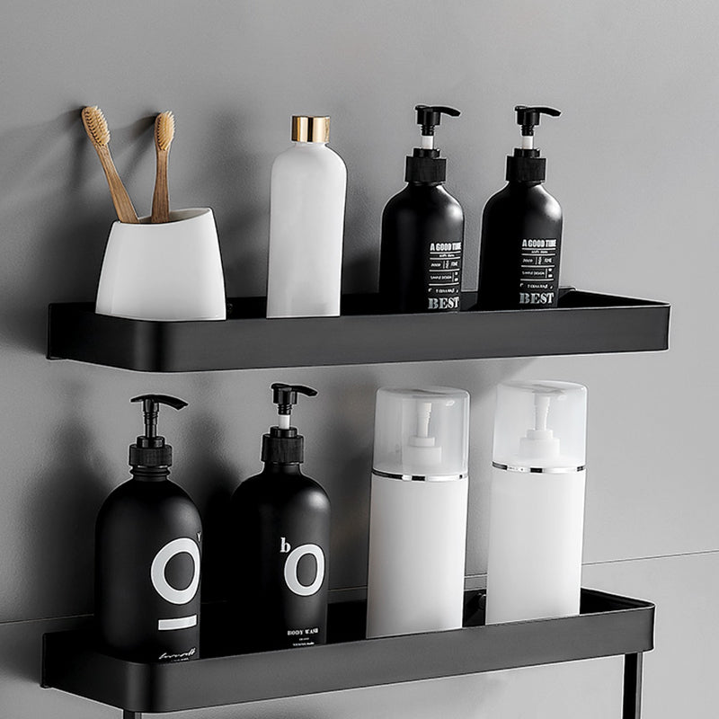 Set da Bagno Moderno in Acciaio Inossidabile Nero Opaco 1/2 - Pezzo