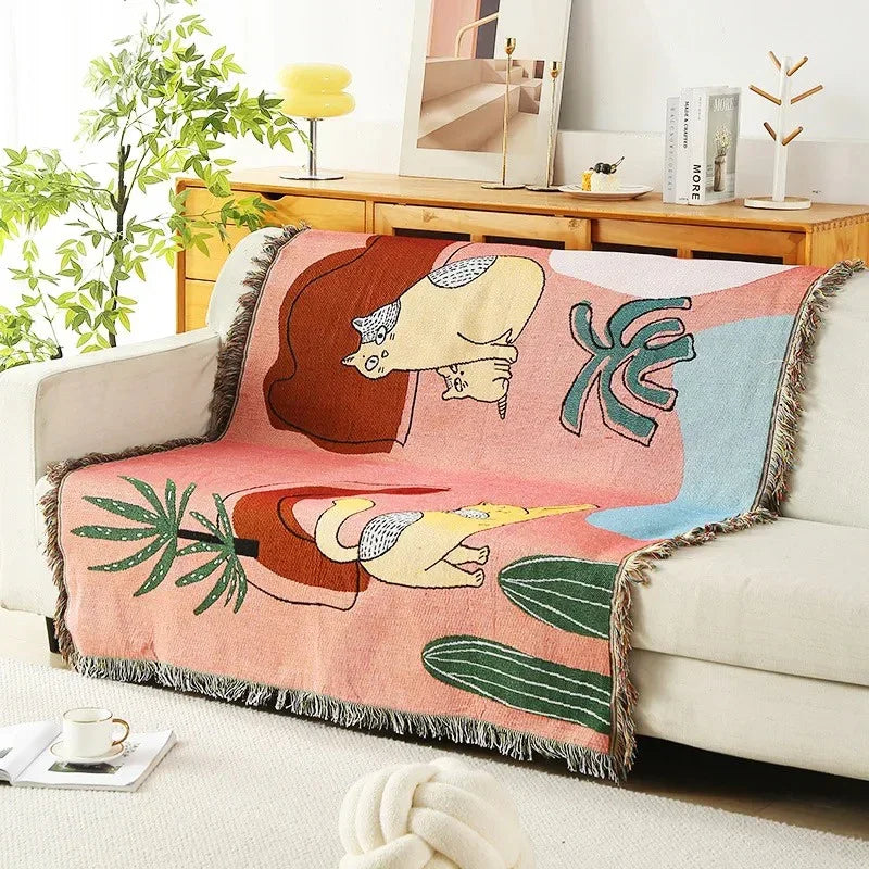 Coperta Cactus Cat