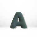 Avenia - Cuscino Decorativo in Velluto con Lettere da A a Z