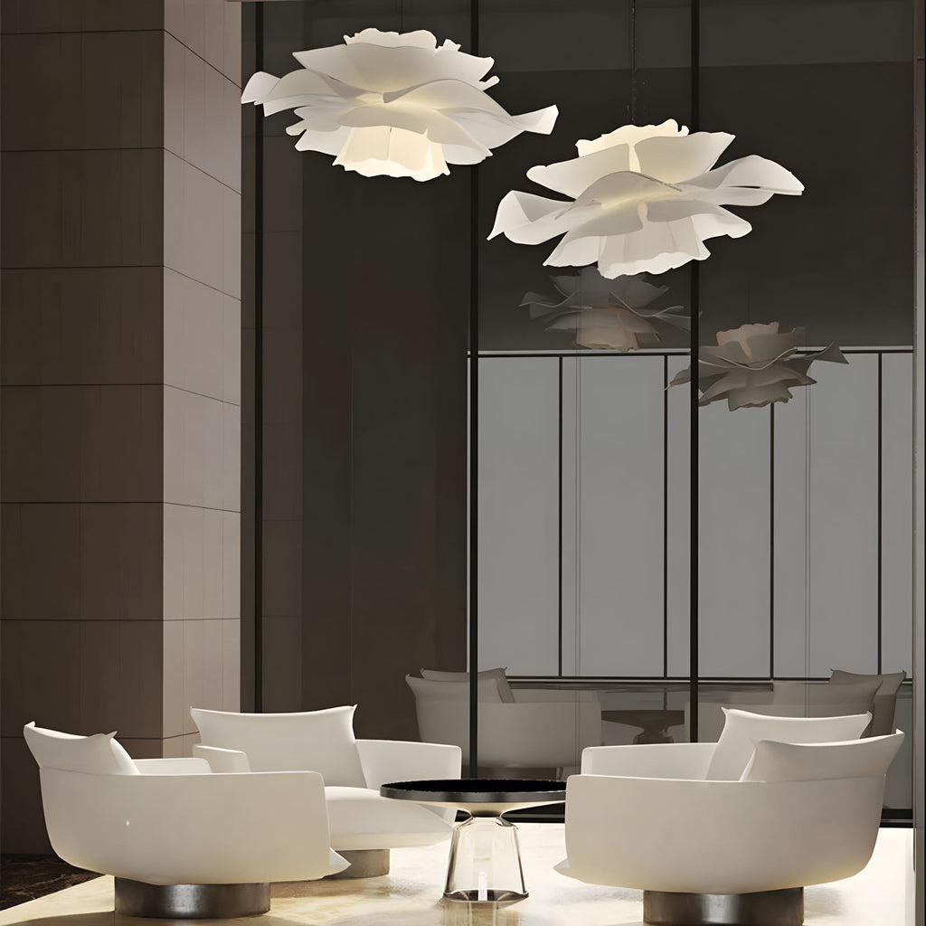 Lampada da Soffitto LED Scandinava con Motivo Floreale