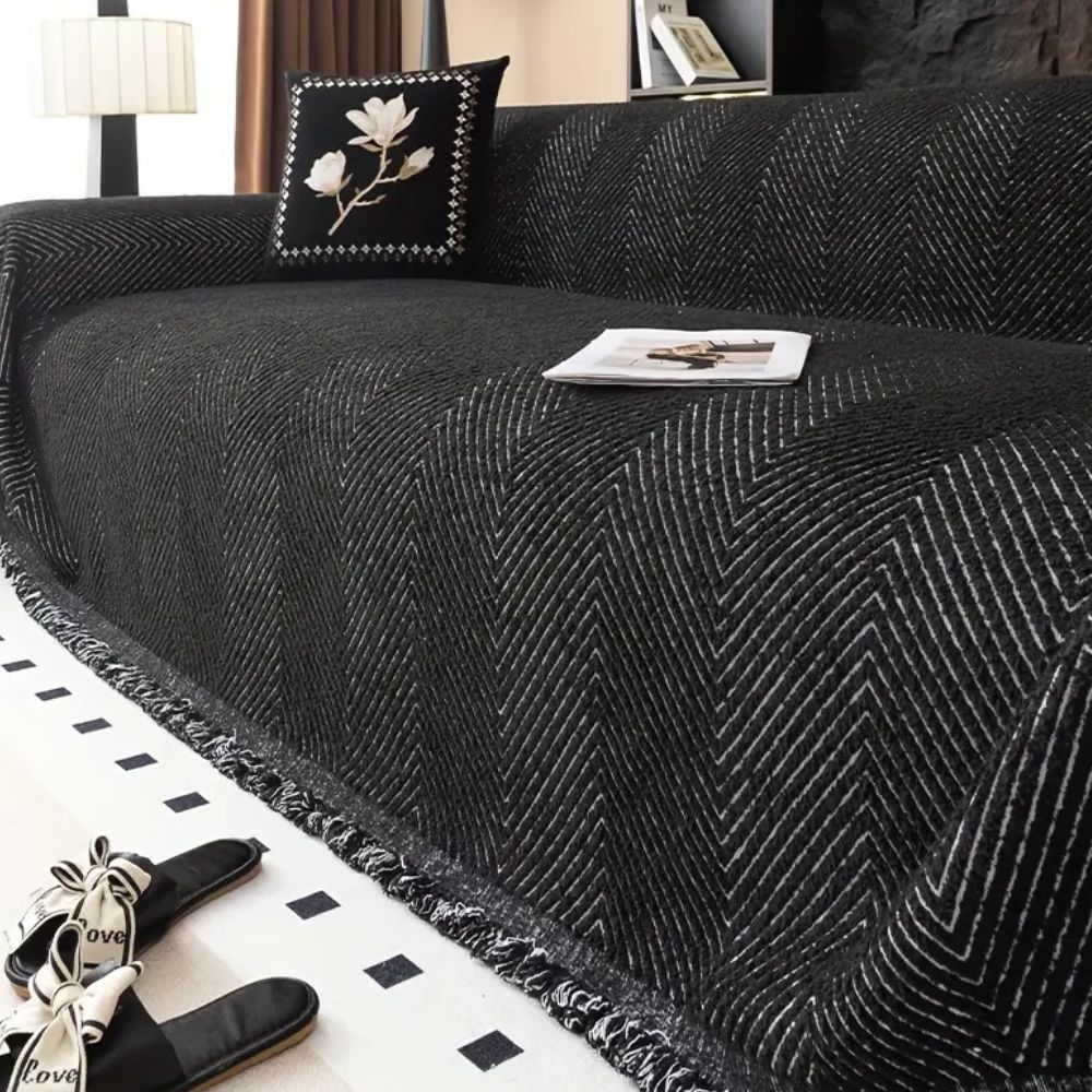 Copertura per Divano a Zigzag Stripe